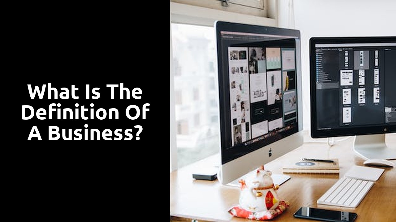 What is the definition of a business?